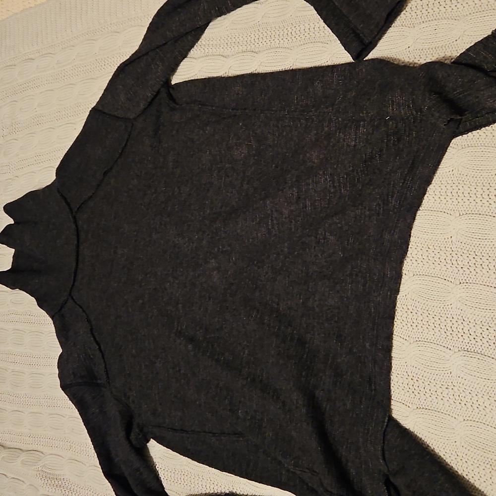 We The Free XS Charcoal Turtleneck Sweater